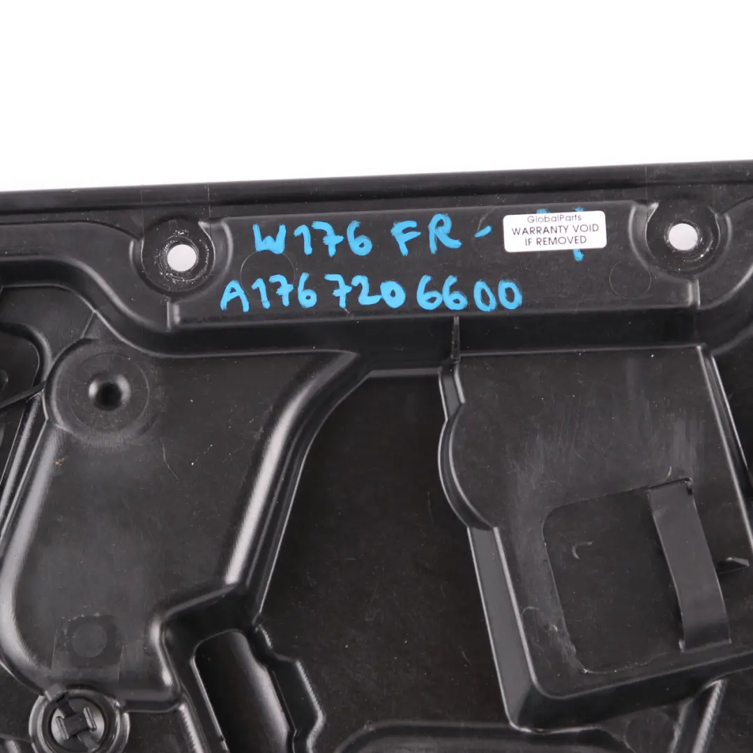 Door Card Mount Front Right O/S Electric Window Lifter Regulator Mercedes W176 - SKU A1767206600 - Part number A1767206600
