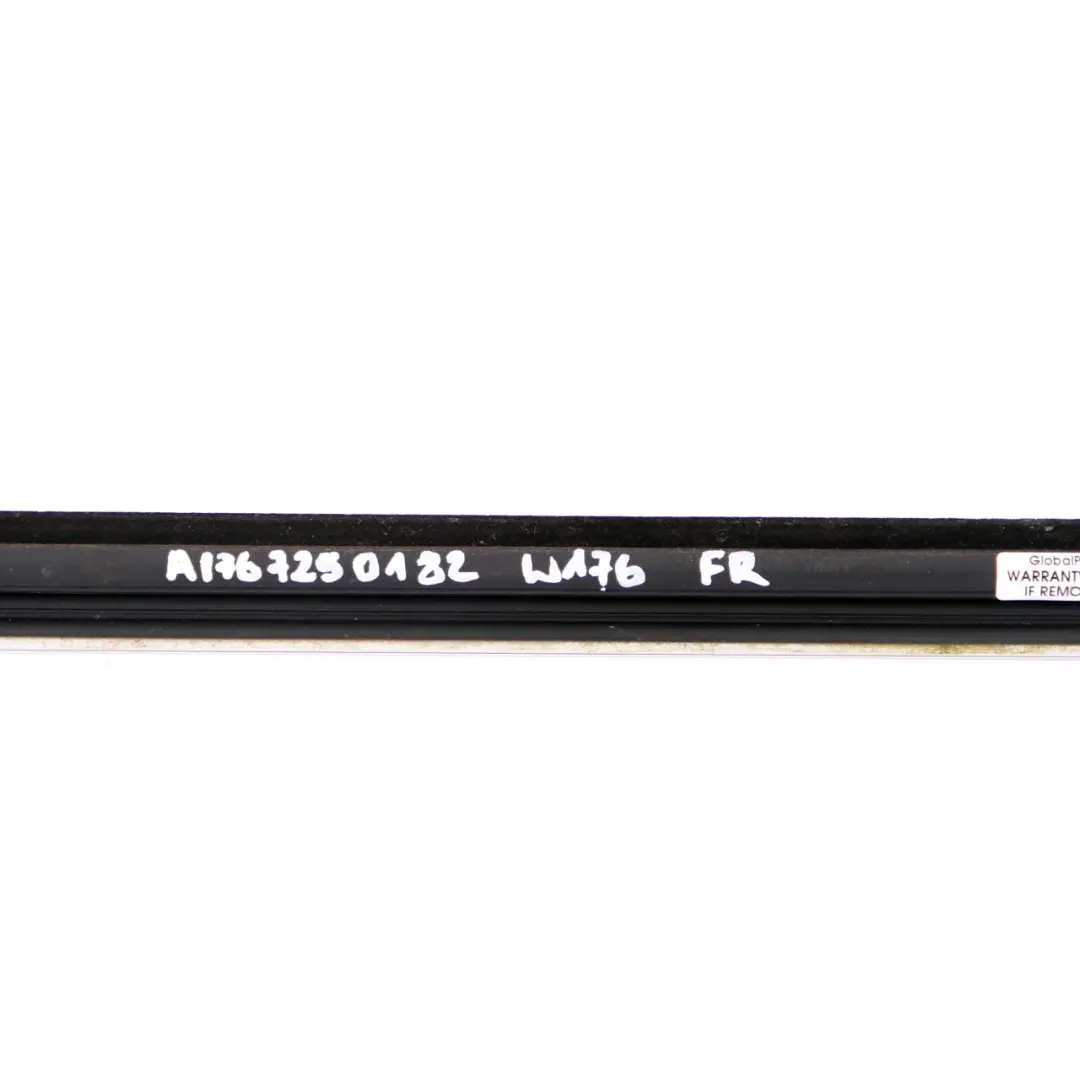 Mercedes W176 Türfensterleiste Zierleiste Vorne Rechts O/S Chrom - SKU A1767250182 - Teilenummer A1767250182