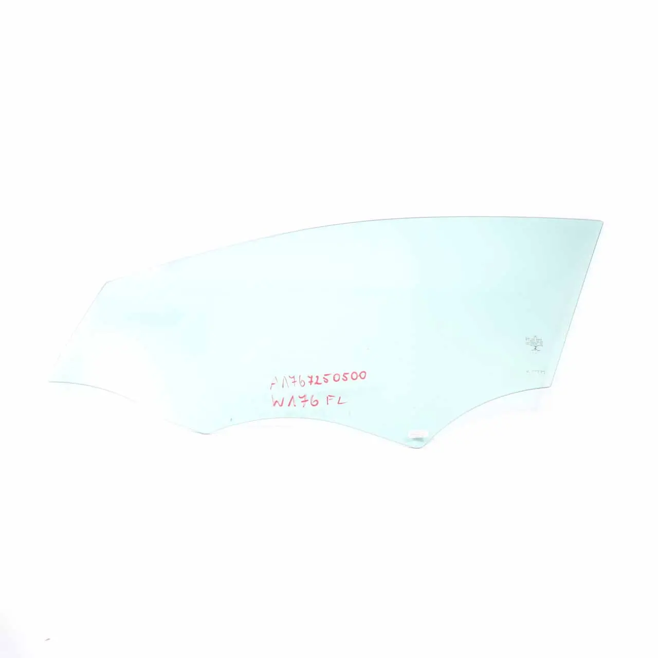 Mercedes W176 Window Glass Door Front Left N/S Green Glazing AS2 A1767250500