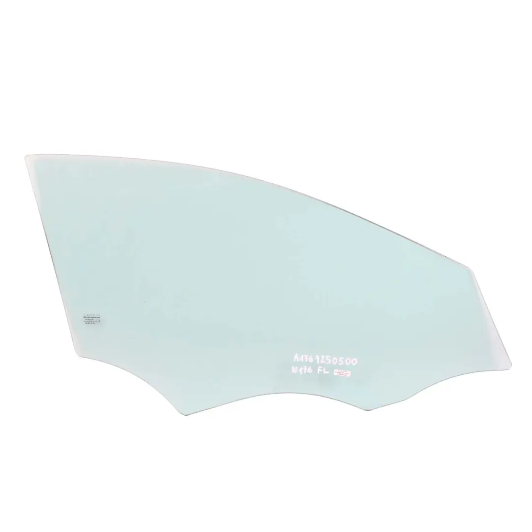 Mercedes W176 Fenster Glas Tür Vorne Links Grün Gehärtet AS2 - SKU A1767250500 - Teilenummer A1767250500