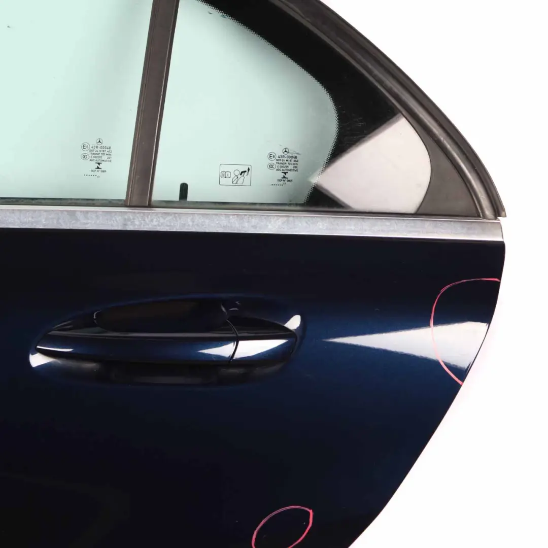 Mercedes W176 Door Rear Left N/S A-Class Cavansite Blue Metallic - 890 - SKU A1767300105-CVB - Part number A1767300105