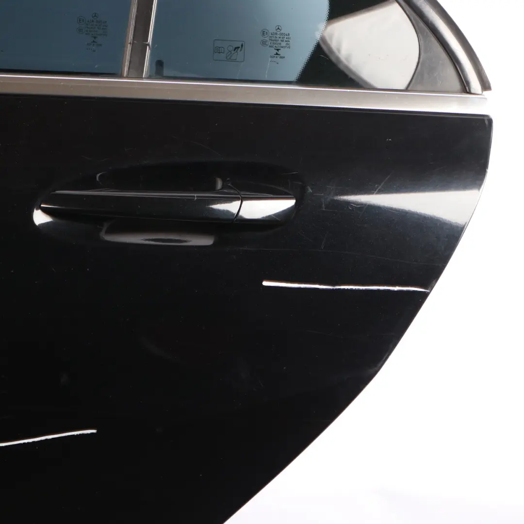 Mercedes W176 Door Rear Left N/S A-Class Kosmos Cosmic Black Metallic - 191 - SKU A1767300105-KB1 - Part number A1767300105