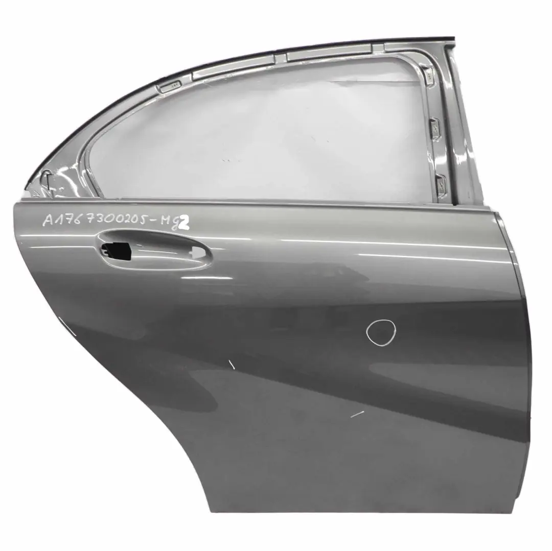 Mercedes W176 Door Rear Right O/S A-Class Mountain Grey Metallic - 787 - SKU A1767300205-MG2 - Part number A1767300205