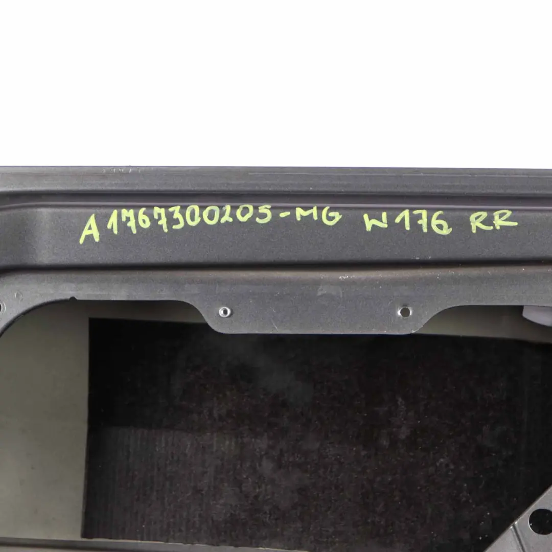 Mercedes W176 Door Rear Right O/S A-Class Mountain Grey Metallic - 787 - SKU A1767300205-MG - Part number A1767300205