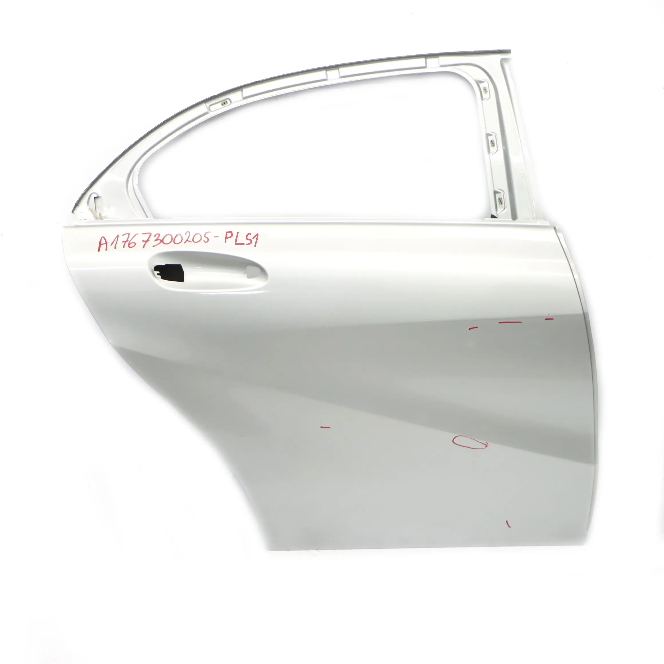 Mercedes W176 Porta posteriore destra Polar Silver Metallic - 761