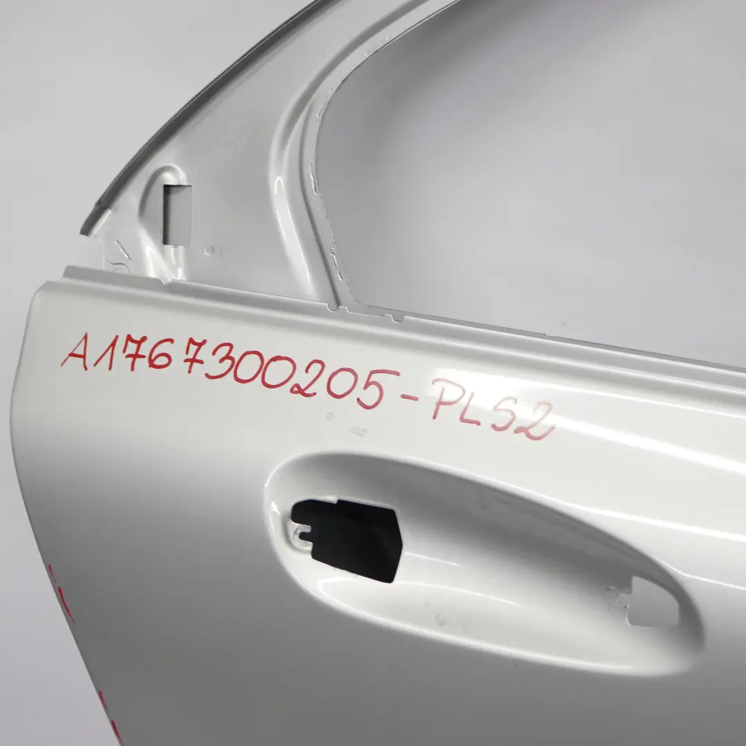 Door Rear Right O/S A-Class Polar Silver Metallic - 761 Mercedes W176 - SKU A1767300205-PLS2 - Part number A1767300205