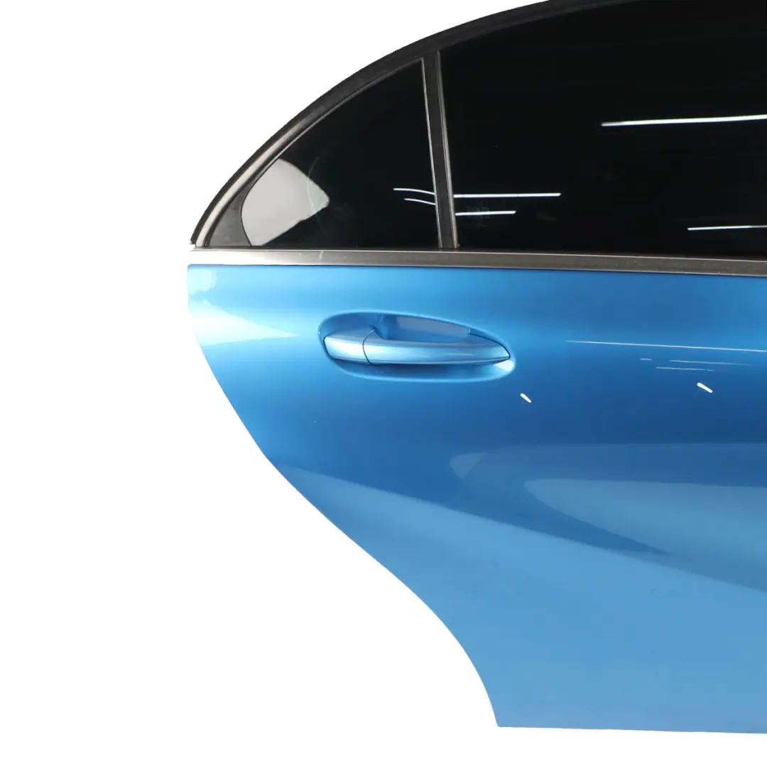 Mercedes W176 Door Rear Right O/S A-Class South Seas Blue Metallic - 162 - SKU A1767300205-SSB - Part number A1767300205