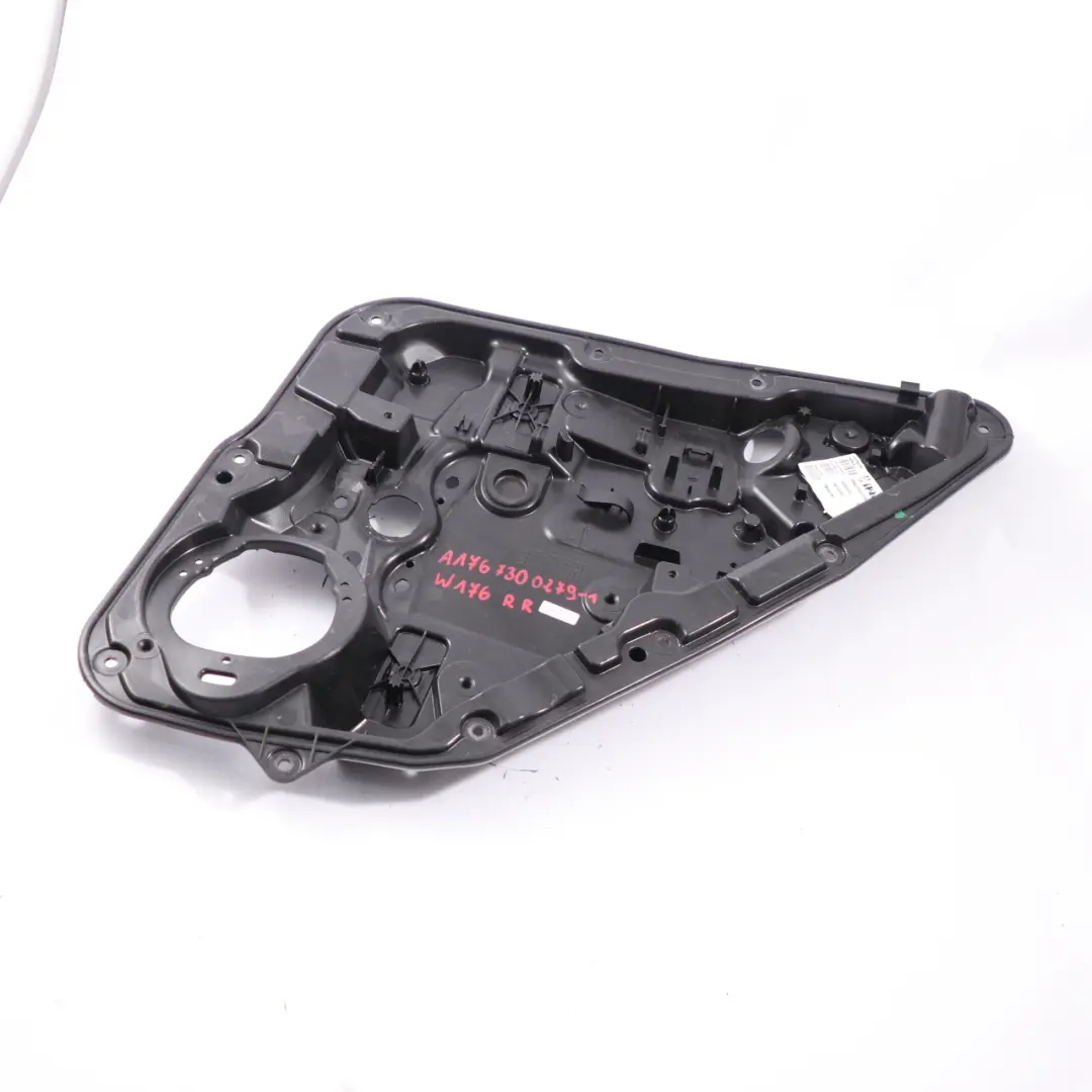 Window Lifter Base Rear Right O/S Door Card Panel Trim to Mercedes W176 with Part number A1767300279 Mercedes W176 Window Lifter Base Rear Right O/S Door Card Panel Trim - SKU A1767300279-1 - Part number A1767300279