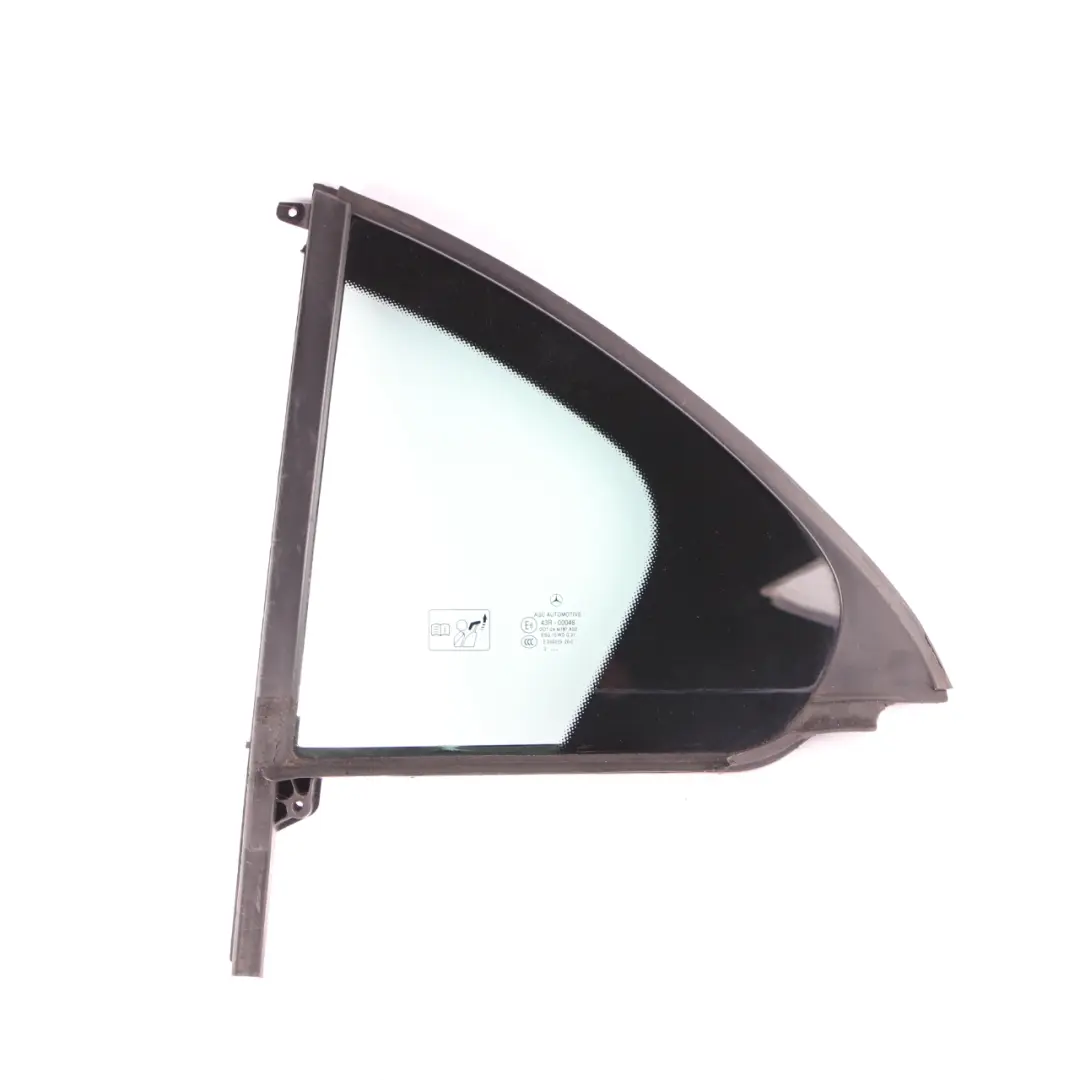 Window Glass Door Quarter Side Left N/S AS2 to Mercedes W176 Rear with Part number A1767300300 Mercedes W176 Rear Window Glass Door Quarter Side Left N/S AS2 - SKU A1767300300 - Part number A1767300300