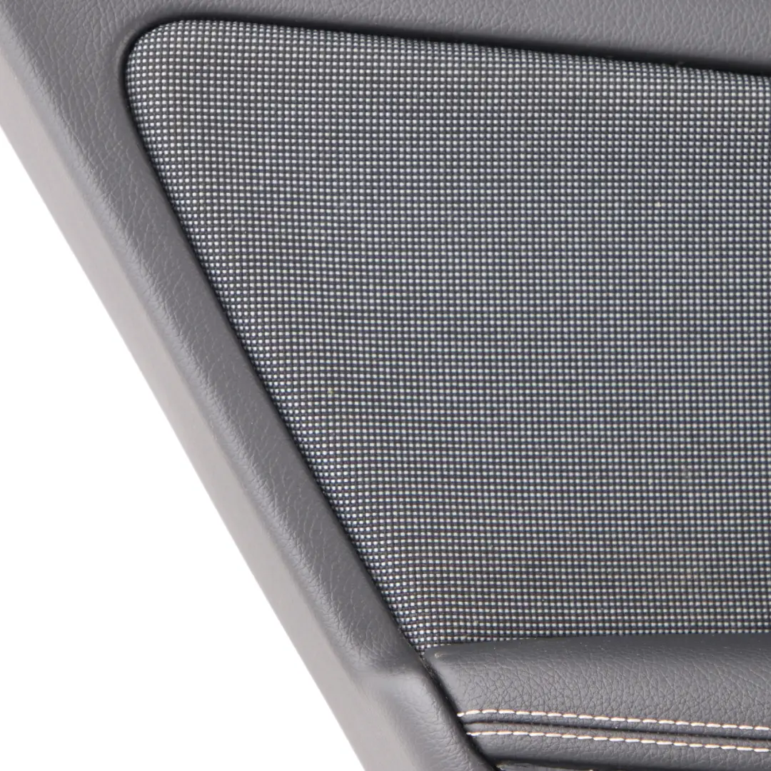 Door Card Trim Rear Left N/S Panel Cloth Fabric Black Anthracite to Mercedes W176 with Part number A1767300362 Mercedes W176 Door Card Trim Rear Left N/S Panel Cloth Fabric Black Anthracite - SKU A1767300362 - Part number A1767300362