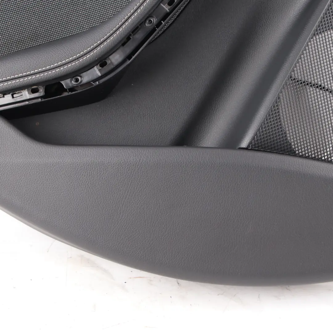 Door Card Trim Rear Left N/S Panel Cloth Fabric Black Anthracite to Mercedes W176 with Part number A1767300362 Mercedes W176 Door Card Trim Rear Left N/S Panel Cloth Fabric Black Anthracite - SKU A1767300362 - Part number A1767300362