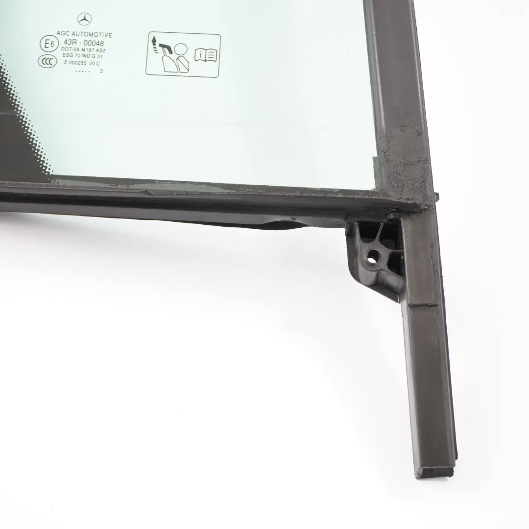 Window Glass Rear Right Door O/S Quarter Side AS2 to Mercedes W176 with Part number A1767300400 Mercedes W176 Window Glass Rear Right Door O/S Quarter Side AS2 - SKU A1767300400-1 - Part number A1767300400