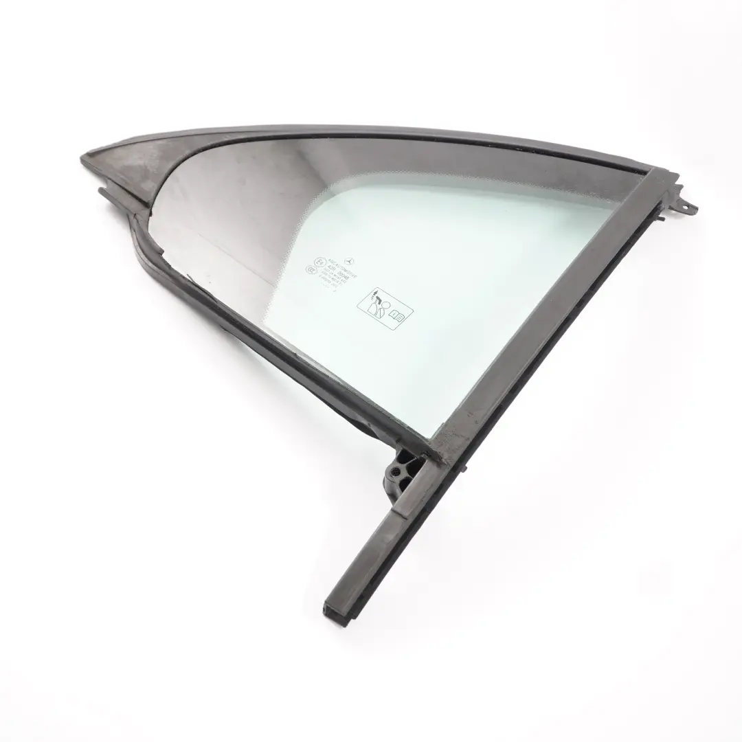 Mercedes W176 Window Glass Rear Right Door O/S Quarter Side AS2 - SKU A1767300400-1 - Part number A1767300400