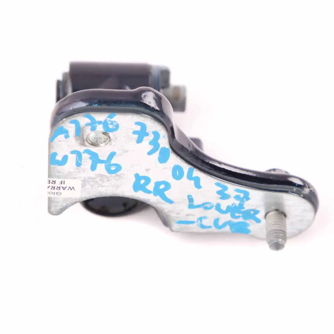 Door Hinge Mercedes W176 Rear Right O/S Bottom Cavansite Blue 890 to with Part number A1767300437 Door Hinge Mercedes W176 Rear Right O/S Bottom Cavansite Blue 890 - SKU A1767300437-CVB - Part number A1767300437