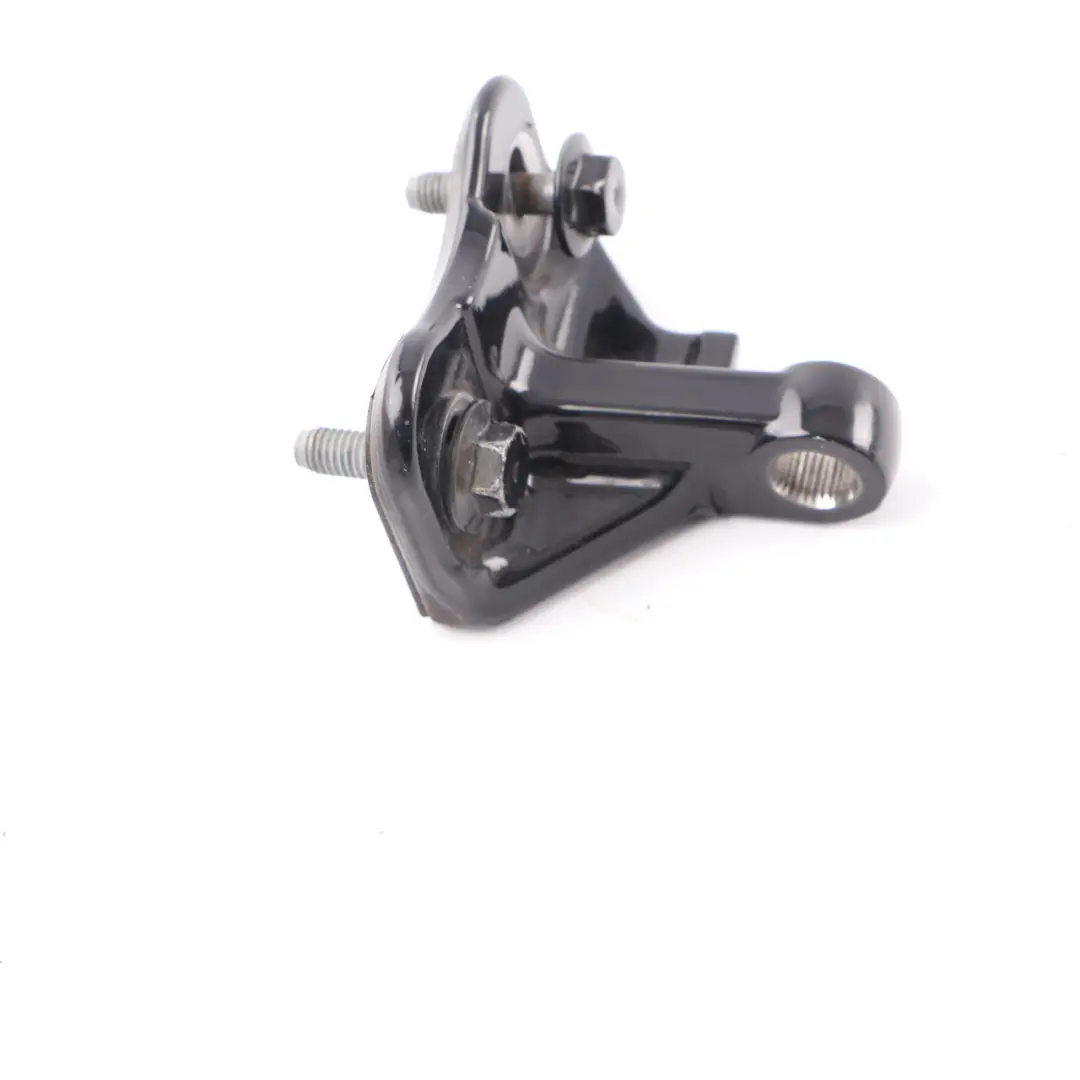 Door Hinge Rear Left N/S Top Upper Kosmos Black Metallic 191 to Mercedes W176 with Part number A1767300537 Mercedes W176 Door Hinge Rear Left N/S Top Upper Kosmos Black Metallic 191 - SKU A1767300537-KB - Part number A1767300537