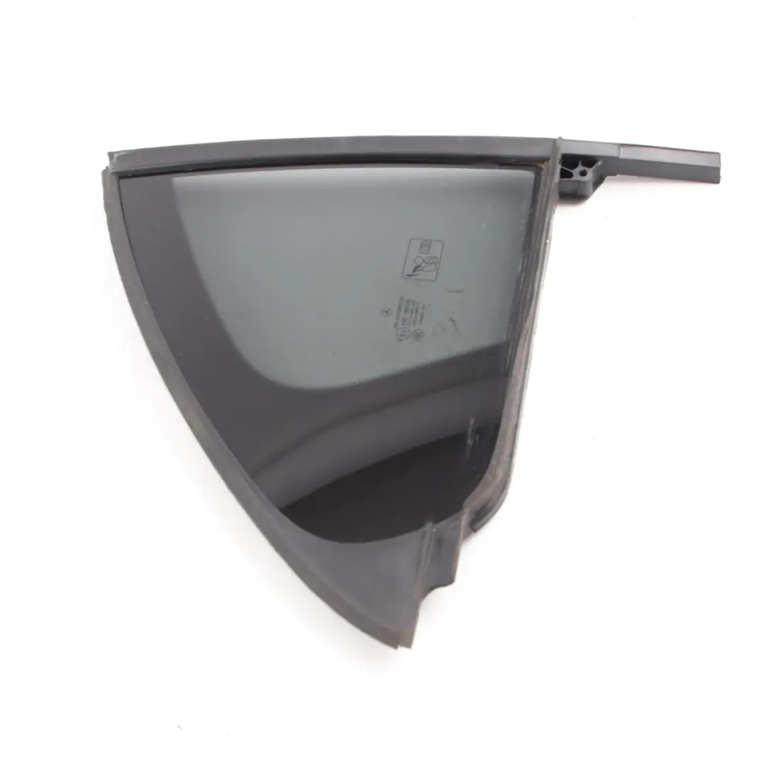 Window Glass Rear Door Right O/S Quarter Tinted AS3 to Mercedes W176 with Part number A1767300600 Mercedes W176 Window Glass Rear Door Right O/S Quarter Tinted AS3 - SKU A1767300600 - Part number A1767300600