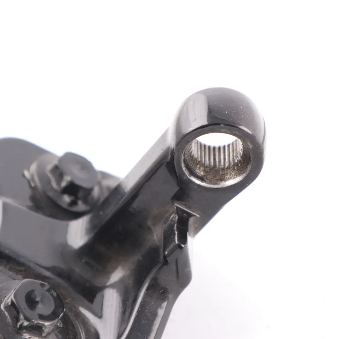 Door Hinge Rear Right O/S Top Upper Kosmos Black Metallic 191 to Mercedes W176 with Part number A1767300637 Mercedes W176 Door Hinge Rear Right O/S Top Upper Kosmos Black Metallic 191 - SKU A1767300637-KB - Part number A1767300637