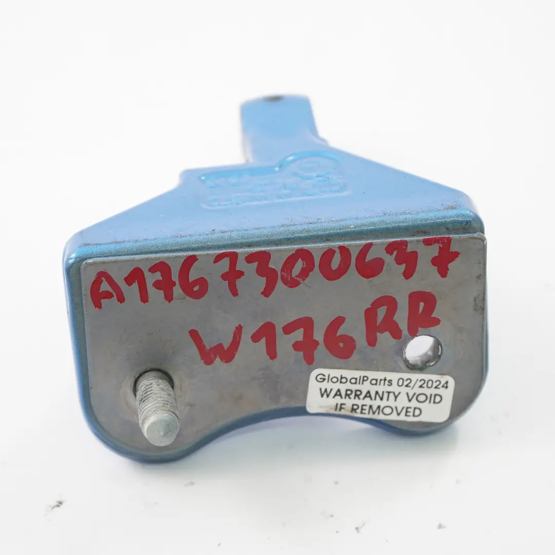 Mercedes W176 Puerta trasera derecha Bisagra superior South Seas Blue - 162 - SKU A1767300637-SSB1 - Número de pieza A1767300637