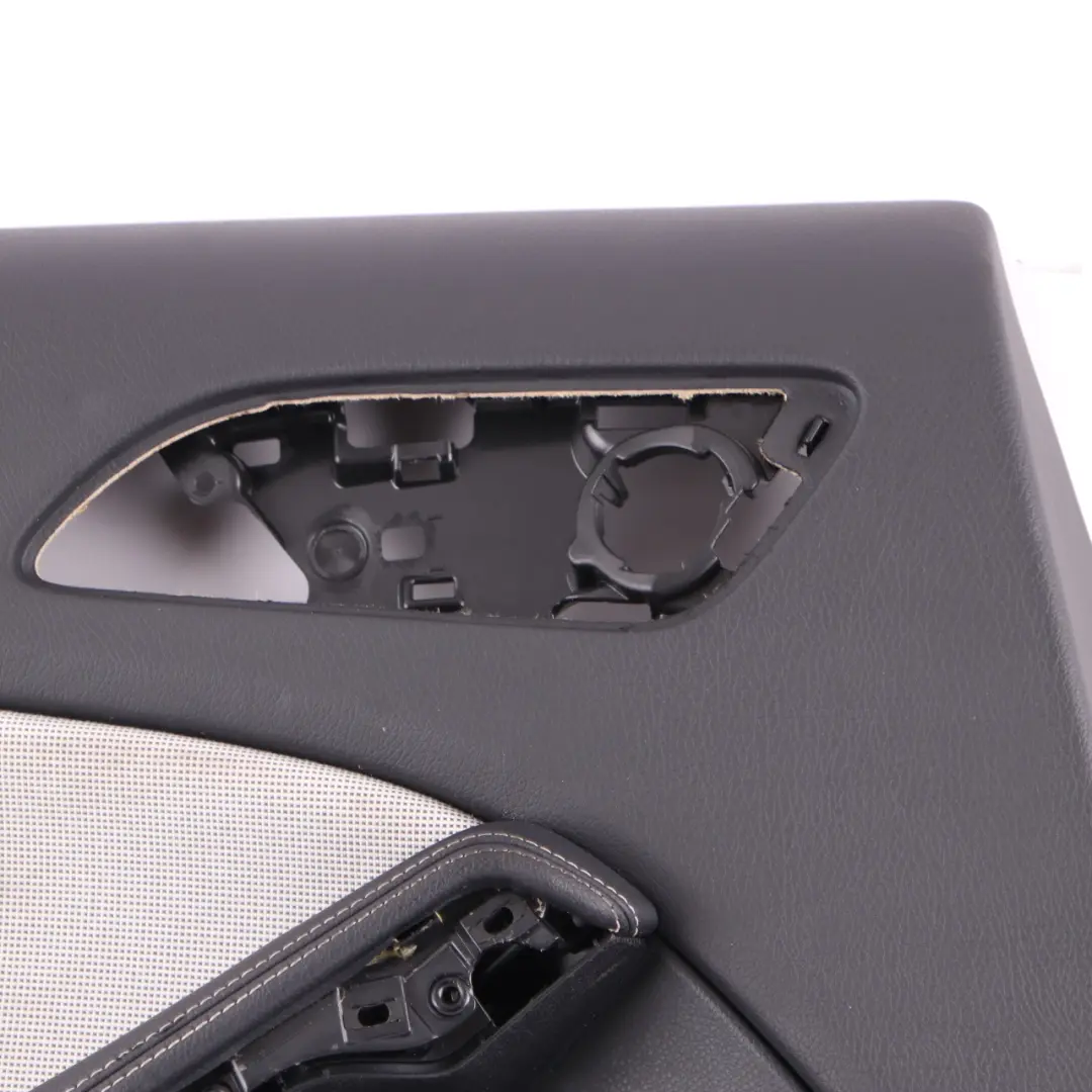 Door Card Trim Rear Left N/S Trim Panel Cloth Beige White to Mercedes W176 with Part number A1767303100 Mercedes W176 Door Card Trim Rear Left N/S Trim Panel Cloth Beige White - SKU A1767303100 - Part number A1767303100