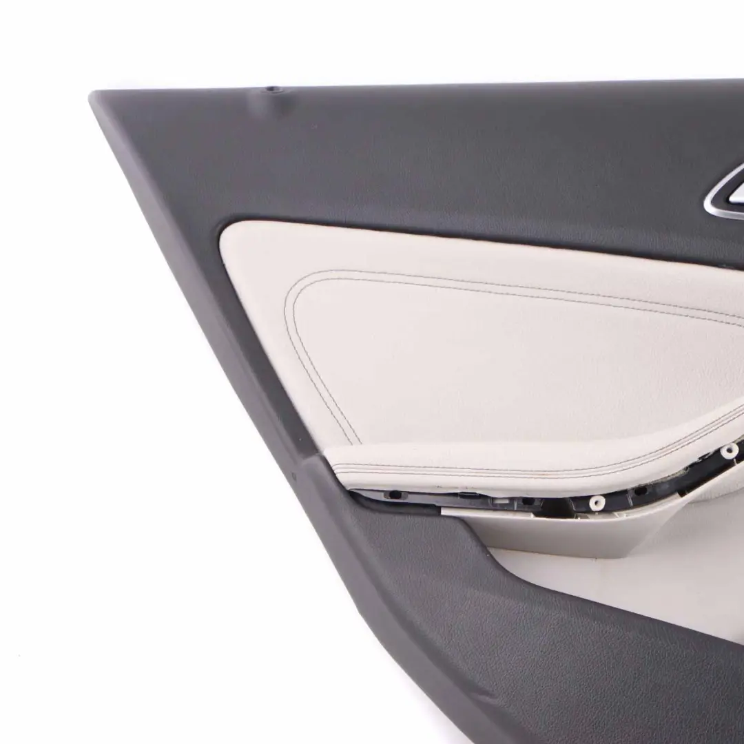 Door Card Trim Rear Left N/S Trim Panel Imitation Leather to Mercedes W176 with Part number A1767303300 Mercedes W176 Door Card Trim Rear Left N/S Trim Panel Imitation Leather - SKU A1767303300-1 - Part number A1767303300