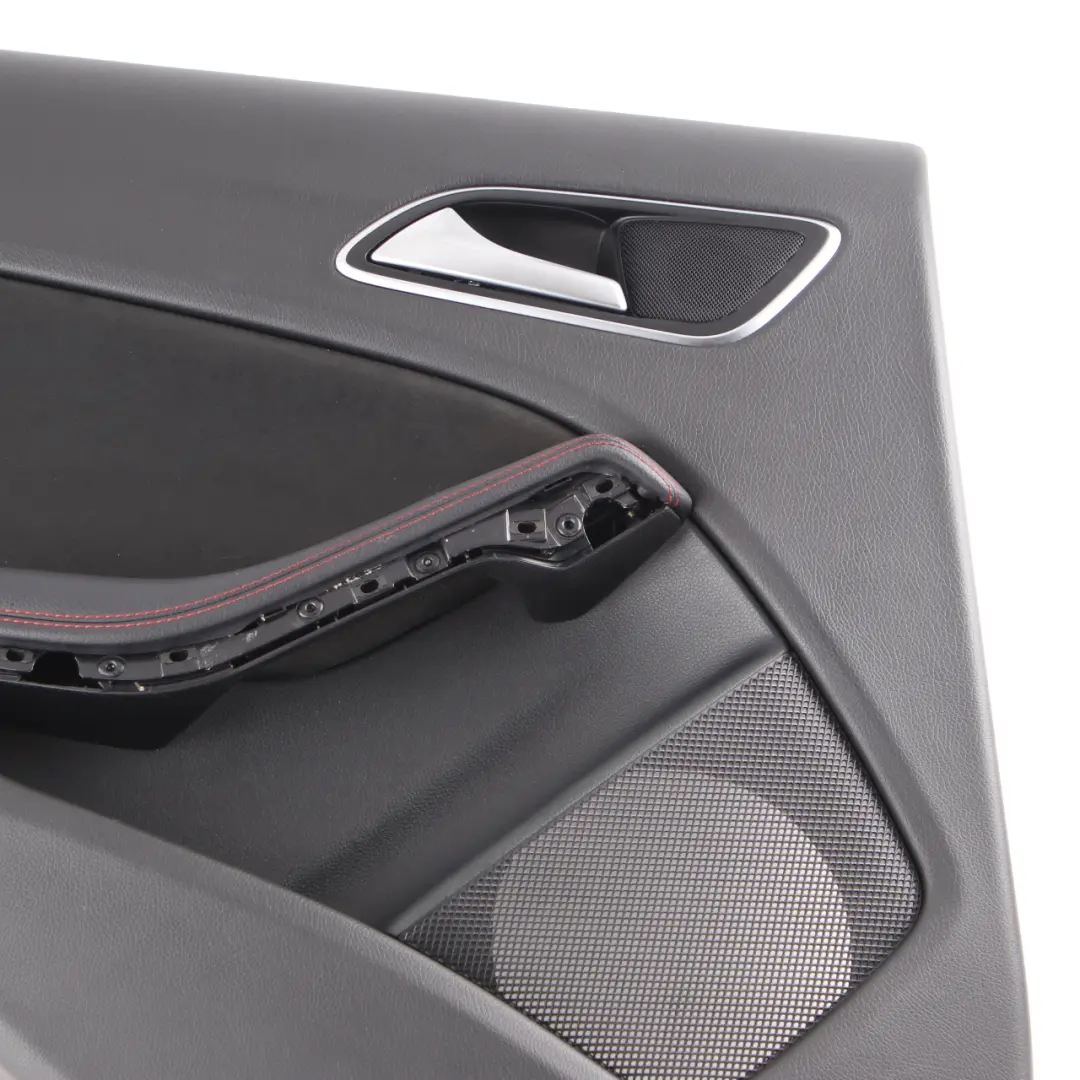 Mercedes W176 Panneau garniture porte arrière gauche Tissu imitation cuir - SKU A1767303500 - Numéro de pièce A1767303500