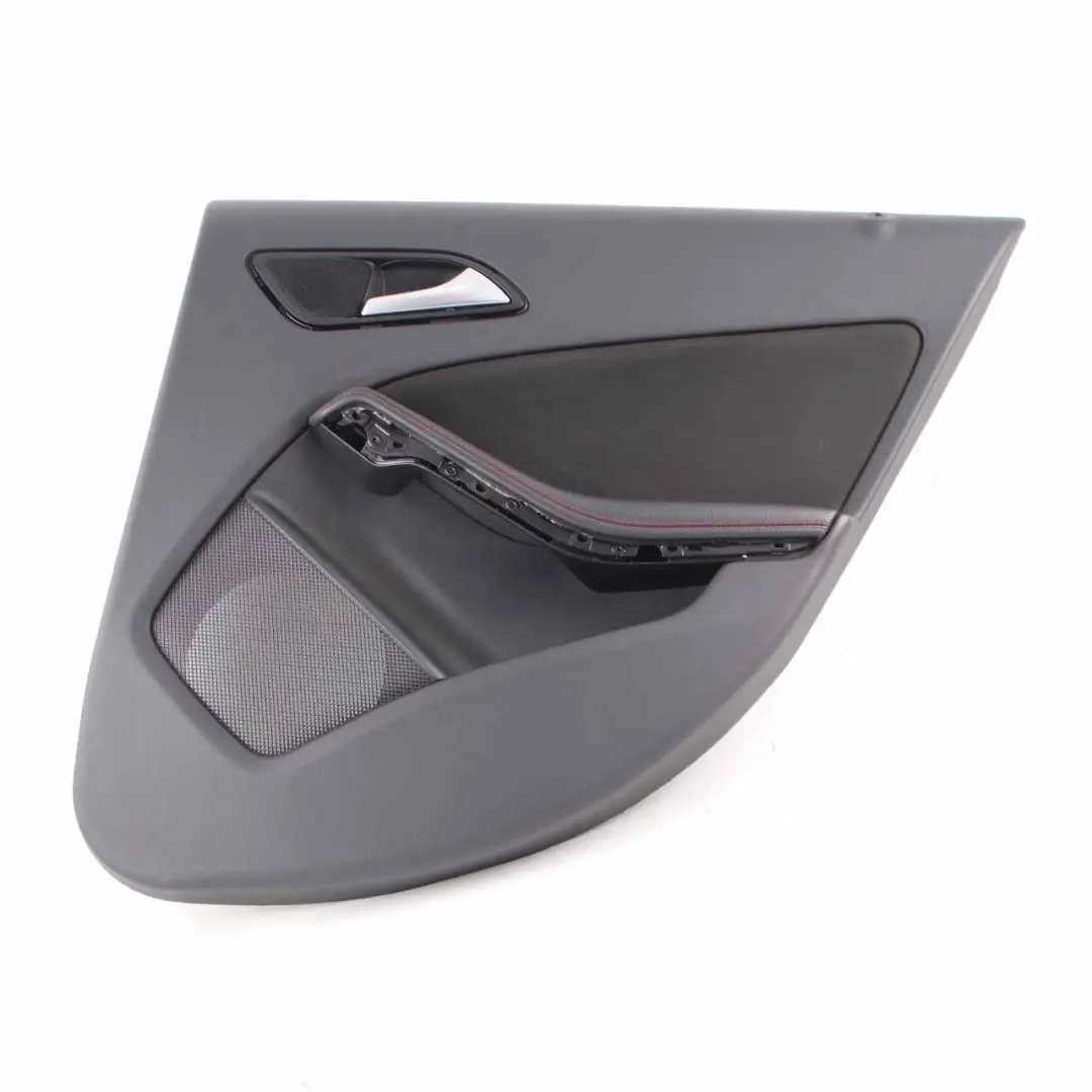 Door Card Mercedes W176 Right O/S Trim Panel Cover Cloth Fabric to Rear with Part number A1767303600 Rear Door Card Mercedes W176 Right O/S Trim Panel Cover Cloth Fabric - SKU A1767303600 - Part number A1767303600