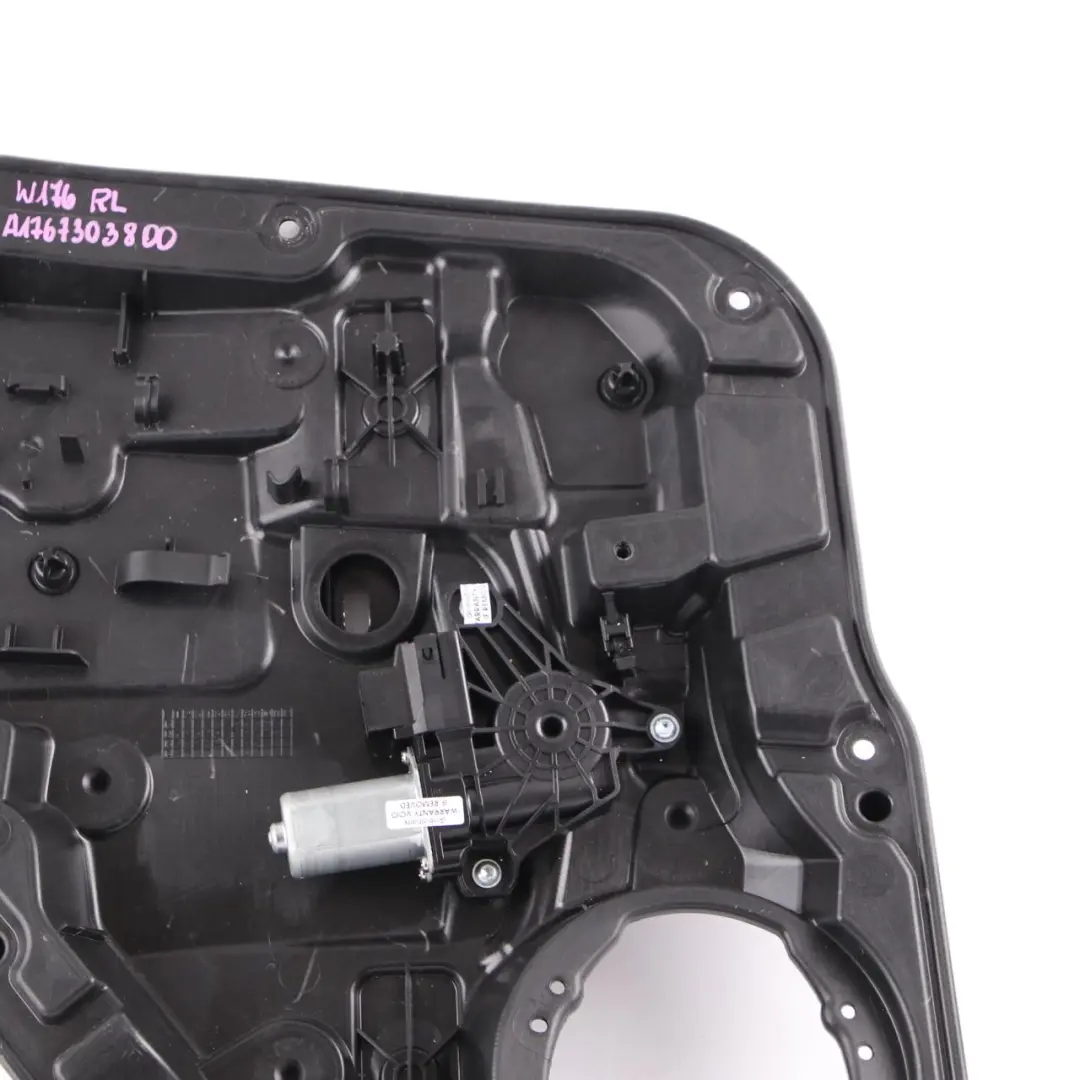 Window Lifter Regulator Mercedes W176 Rear Left N/S Door Card Panel to with Part number A1767303800 Window Lifter Regulator Mercedes W176 Rear Left N/S Door Card Panel - SKU A1767303800 - Part number A1767303800