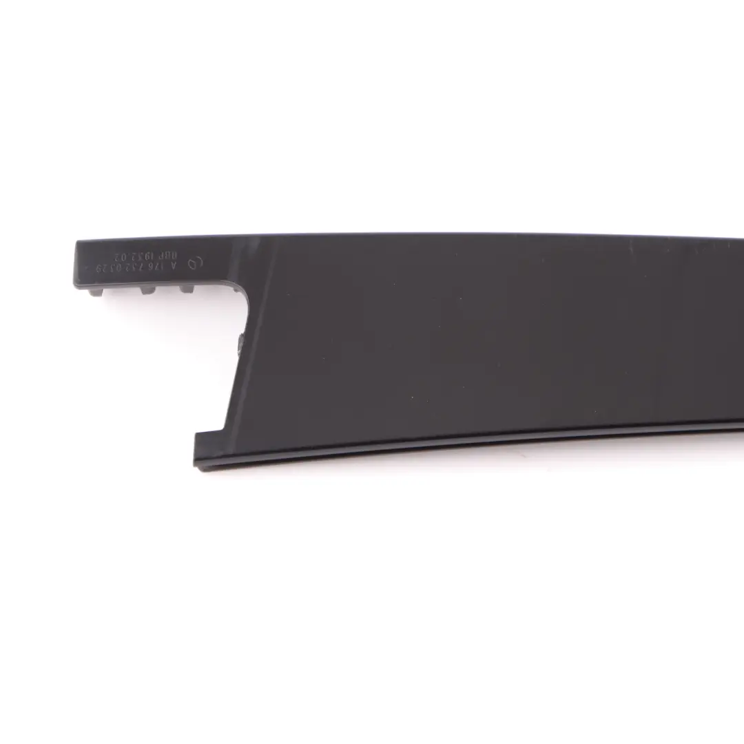Mercedes W176 Türsäule Abdeckung B hinten rechts Trim Hochglanz Shadow Line - SKU A1767320329 - Teilenummer A1767320329