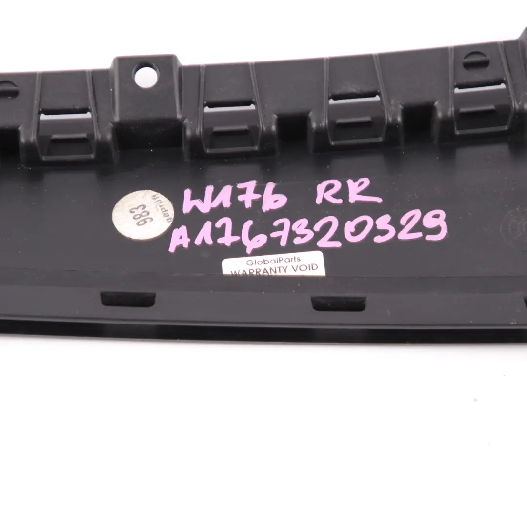 Door Pillar Mercedes W176 Cover B Rear Right O/S Trim High Gloss Shadow Line to with Part number A1767320329 Door Pillar Mercedes W176 Cover B Rear Right O/S Trim High Gloss Shadow Line - SKU A1767320329 - Part number A1767320329