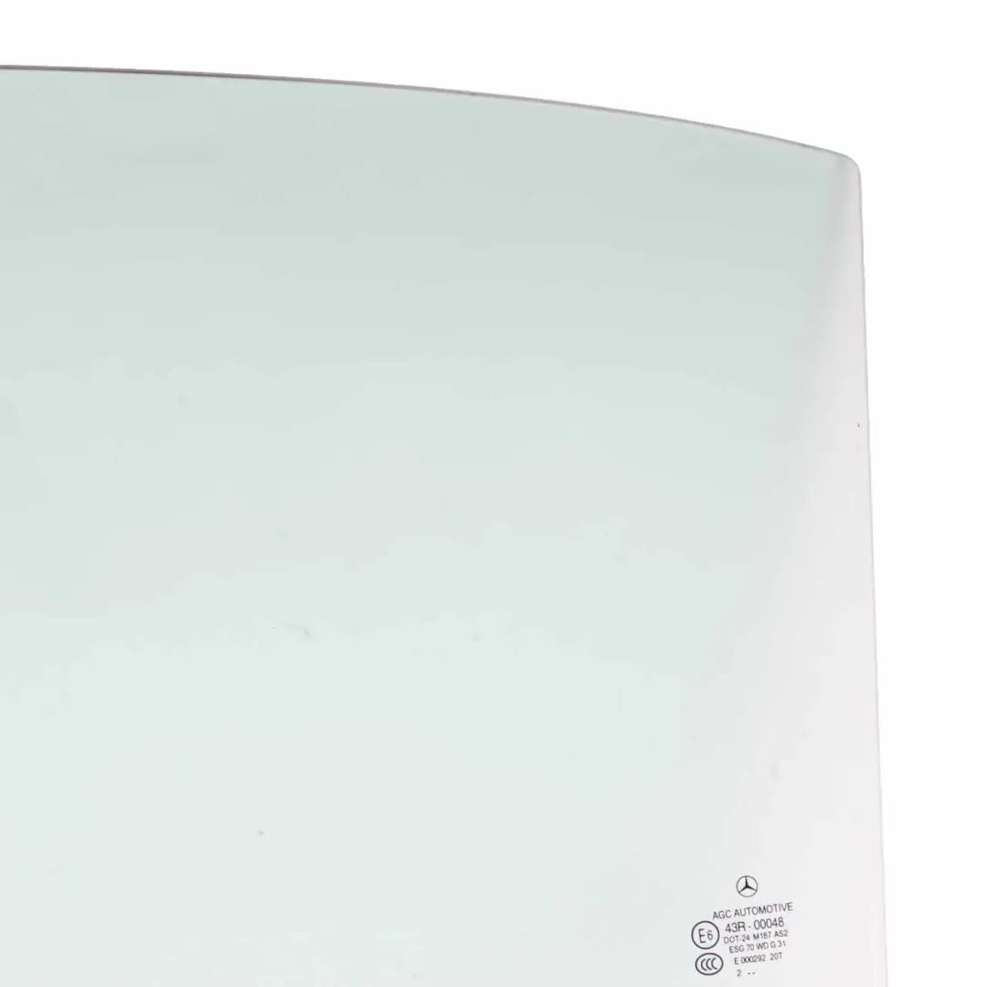 Mercedes W176 Cristal Puerta Trasera Izquierda Verde AS2 - SKU A1767350110 - Número de pieza A1767350110