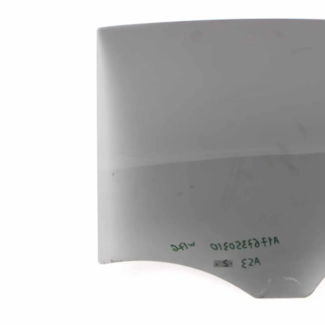 Window Glass Rear Door Left N/S Glazing Black AS3 to Mercedes W176 with Part number A1767350310 Mercedes W176 Window Glass Rear Door Left N/S Glazing Black AS3 - SKU A1767350310 - Part number A1767350310