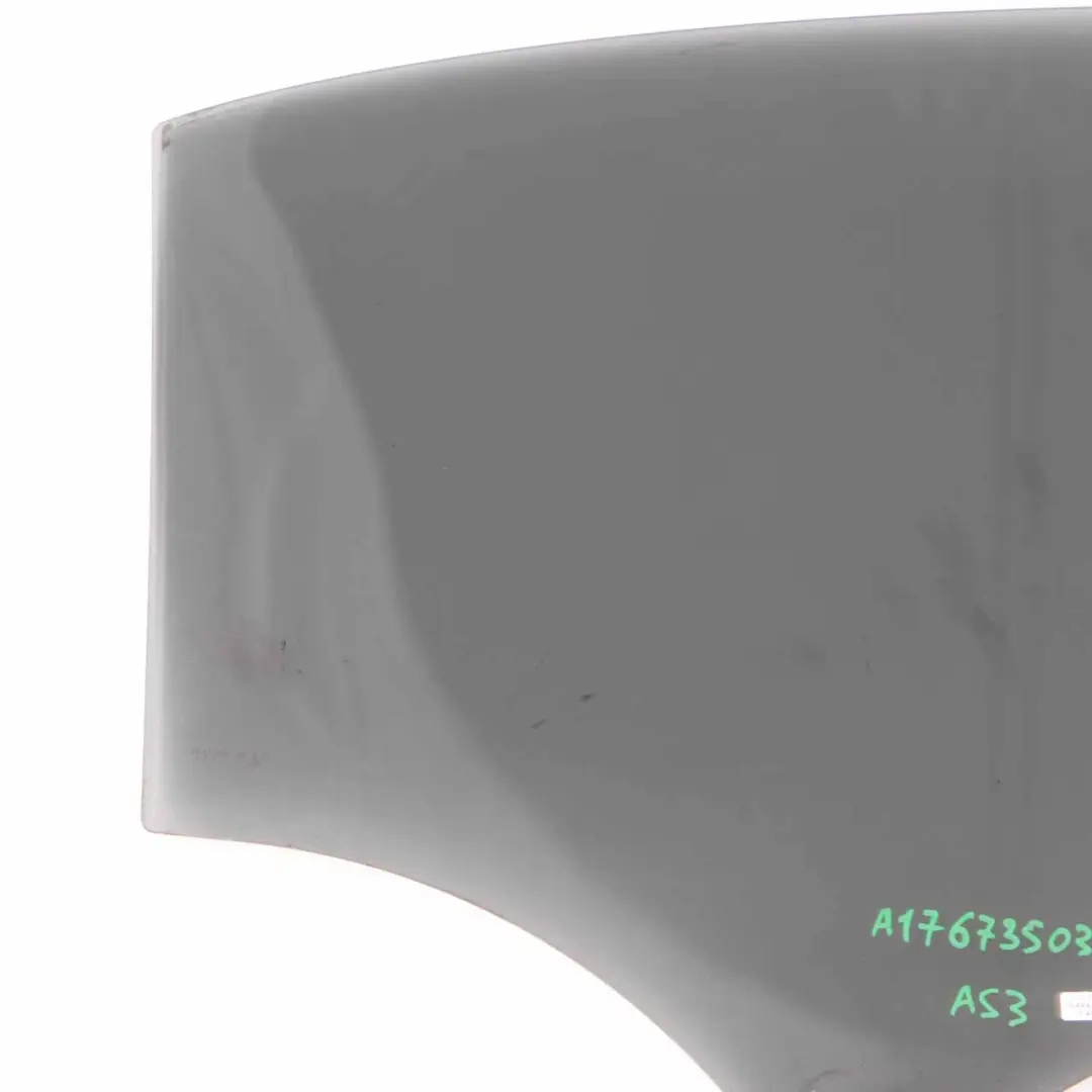 Window Glass Rear Door Left N/S Glazing Black AS3 to Mercedes W176 with Part number A1767350310 Mercedes W176 Window Glass Rear Door Left N/S Glazing Black AS3 - SKU A1767350310 - Part number A1767350310