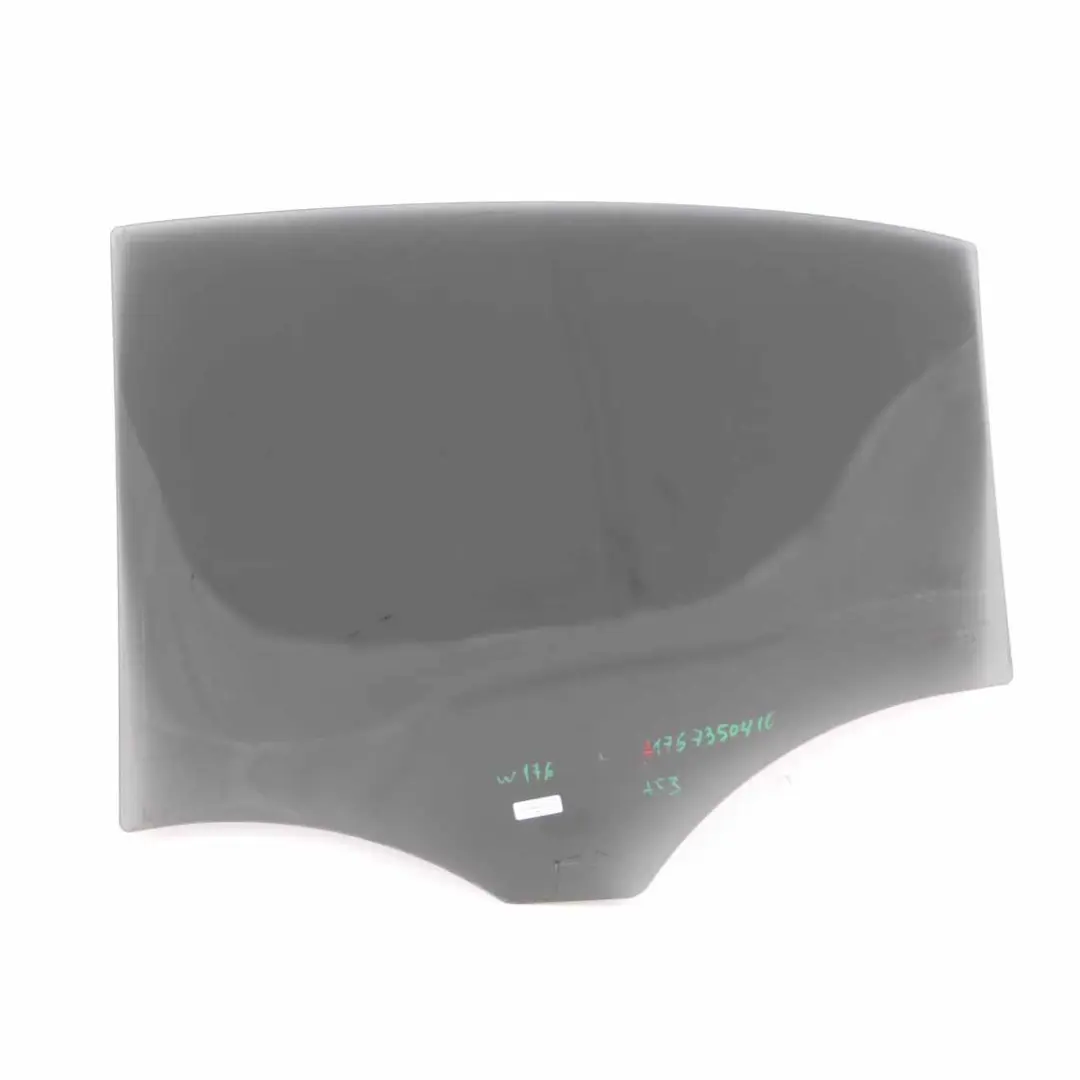 Heckscheibe Glastür Schwarz Rechts AS3 für Mercedes W176 mit Teilenummer A1767350410 Mercedes W176 Heckscheibe Glastür Schwarz Rechts AS3 - SKU A1767350410 - Teilenummer A1767350410