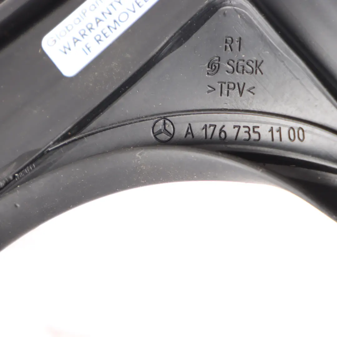 Hintere Führungsschiene Tür Dichtung Gummi Links Seite für Mercedes W176 mit Teilenummer A1767351100 Mercedes W176 Hintere Führungsschiene Tür Dichtung Gummi Links Seite - SKU A1767351100 - Teilenummer A1767351100