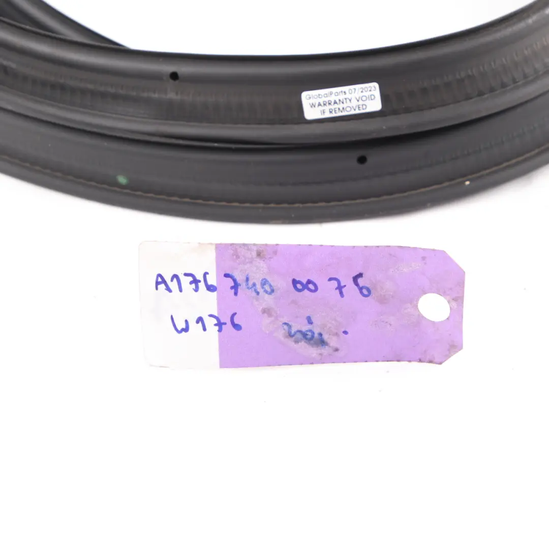 Boot Trunk Tailgate Sealing Frame Gasket Seal to Mercedes W176 with Part number A1767400076 Mercedes W176 Boot Trunk Tailgate Sealing Frame Gasket Seal - SKU A1767400076 - Part number A1767400076