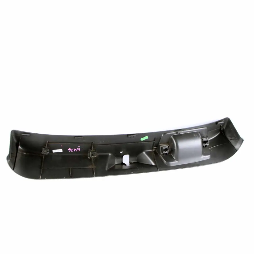 Handle Mercedes W176 Boot Trunk Lid Opener Trim Panel Cover to Tailgate with Part number A1767400172 Tailgate Handle Mercedes W176 Boot Trunk Lid Opener Trim Panel Cover - SKU A1767400172 - Part number A1767400172