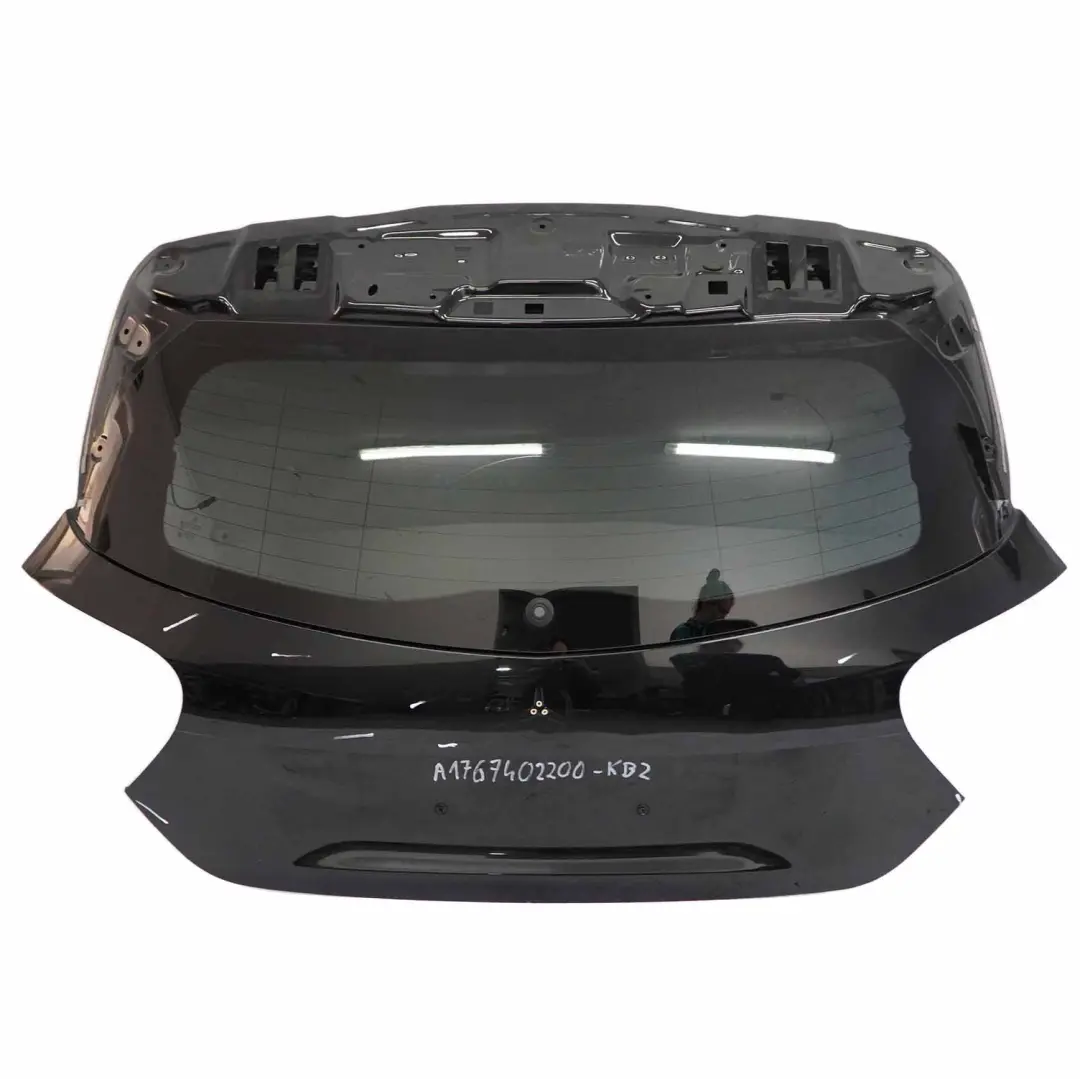 Trunk Lid Mercedes W176 Boot Tailgate Panel Kosmos Cosmic Black Metallic - 191 to with Part number A1767402200 Trunk Lid Mercedes W176 Boot Tailgate Panel Kosmos Cosmic Black Metallic - 191 - SKU A1767402200-KB2 - Part number A1767402200