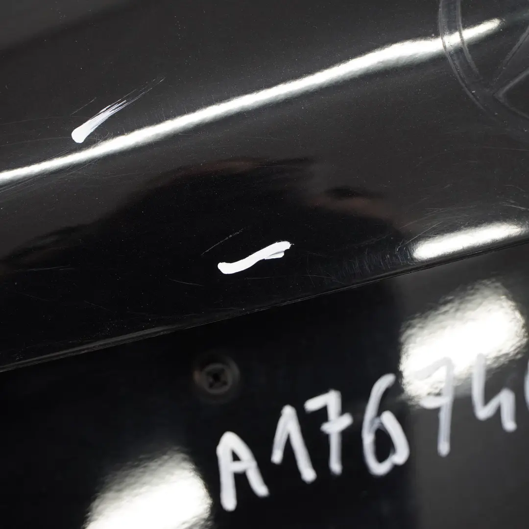 Trunk Lid Mercedes W176 Boot Tailgate Panel Kosmos Cosmic Black Metallic - 191 to with Part number A1767402200 Trunk Lid Mercedes W176 Boot Tailgate Panel Kosmos Cosmic Black Metallic - 191 - SKU A1767402200-KB2 - Part number A1767402200