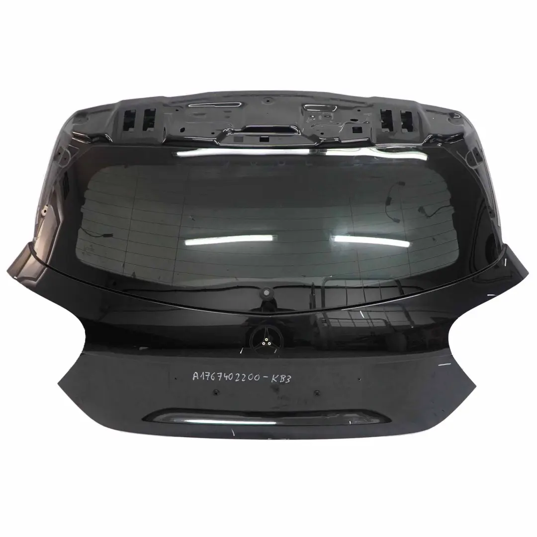  Trunk Lid Mercedes W176 Boot Tailgate Panel Kosmos Cosmic Black Metallic - 191 - SKU A1767402200-KB3 - Part number A1767402200