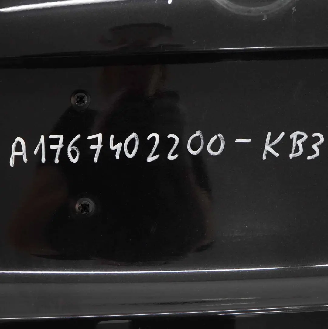  Trunk Lid Mercedes W176 Boot Tailgate Panel Kosmos Cosmic Black Metallic - 191 - SKU A1767402200-KB3 - Part number A1767402200