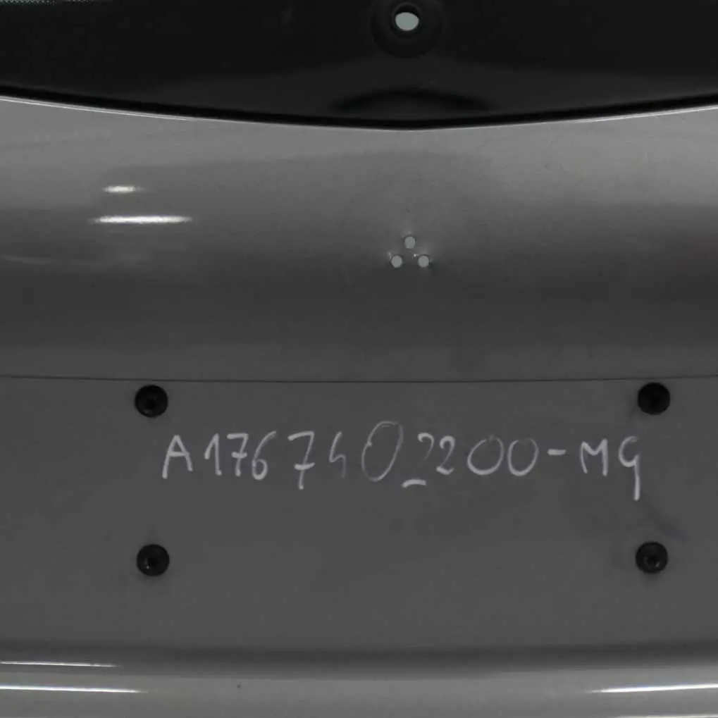 Trunk Lid Mercedes W176 Boot Tailgate Panel Mountain Grey Metallic - 787 to with Part number A1767402200 Trunk Lid Mercedes W176 Boot Tailgate Panel Mountain Grey Metallic - 787 - SKU A1767402200-MG1 - Part number A1767402200