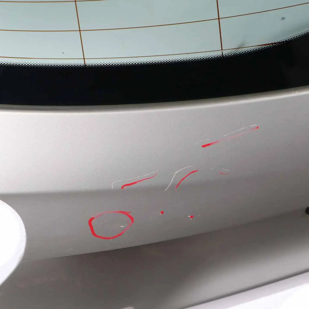  Trunk Lid Mercedes W176 Boot Tailgate Panel Polar Silver Metallic - 761 - SKU A1767402200-PLS - Part number A1767402200