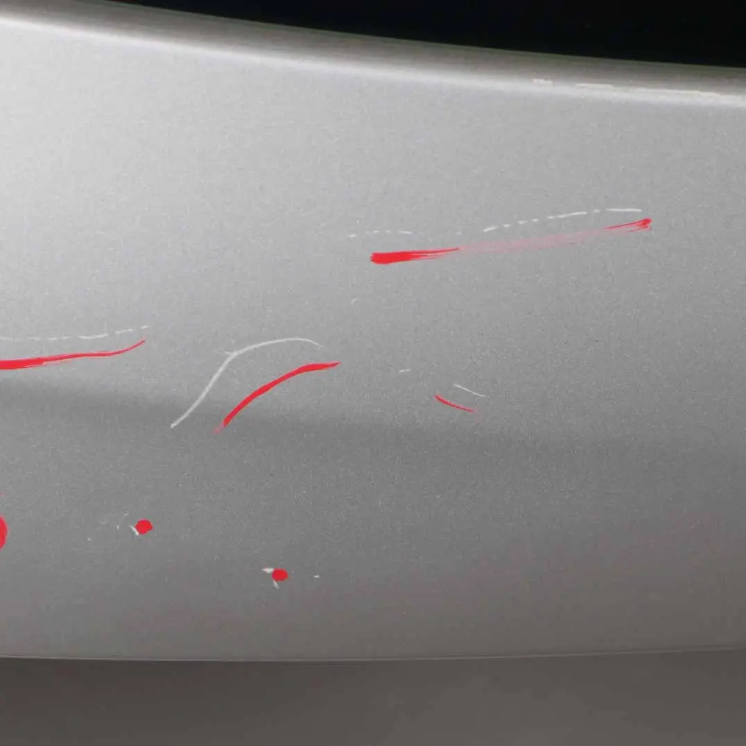  Trunk Lid Mercedes W176 Boot Tailgate Panel Polar Silver Metallic - 761 - SKU A1767402200-PLS - Part number A1767402200