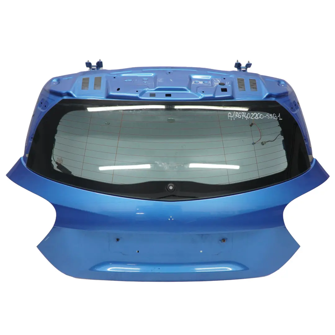 Trunk Lid Mercedes W176 Boot Tailgate Panel South Seas Blue Metallic - 162 to with Part number A1767402200 Trunk Lid Mercedes W176 Boot Tailgate Panel South Seas Blue Metallic - 162 - SKU A1767402200-SSB1 - Part number A1767402200