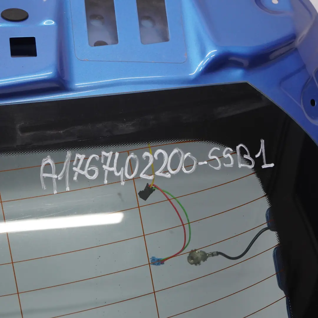 Mercedes W176 Klapa Pokrywa Bagażnika South Seas Blue Metalik - 162 - SKU A1767402200-SSB1 - Numer Części A1767402200