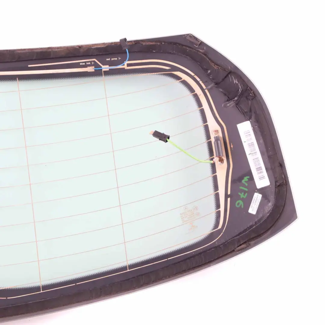 Rear Window Mercedes W176 Tailgate Green Glass Glazing AS2 - SKU A1767402300 - Part number A1767402300