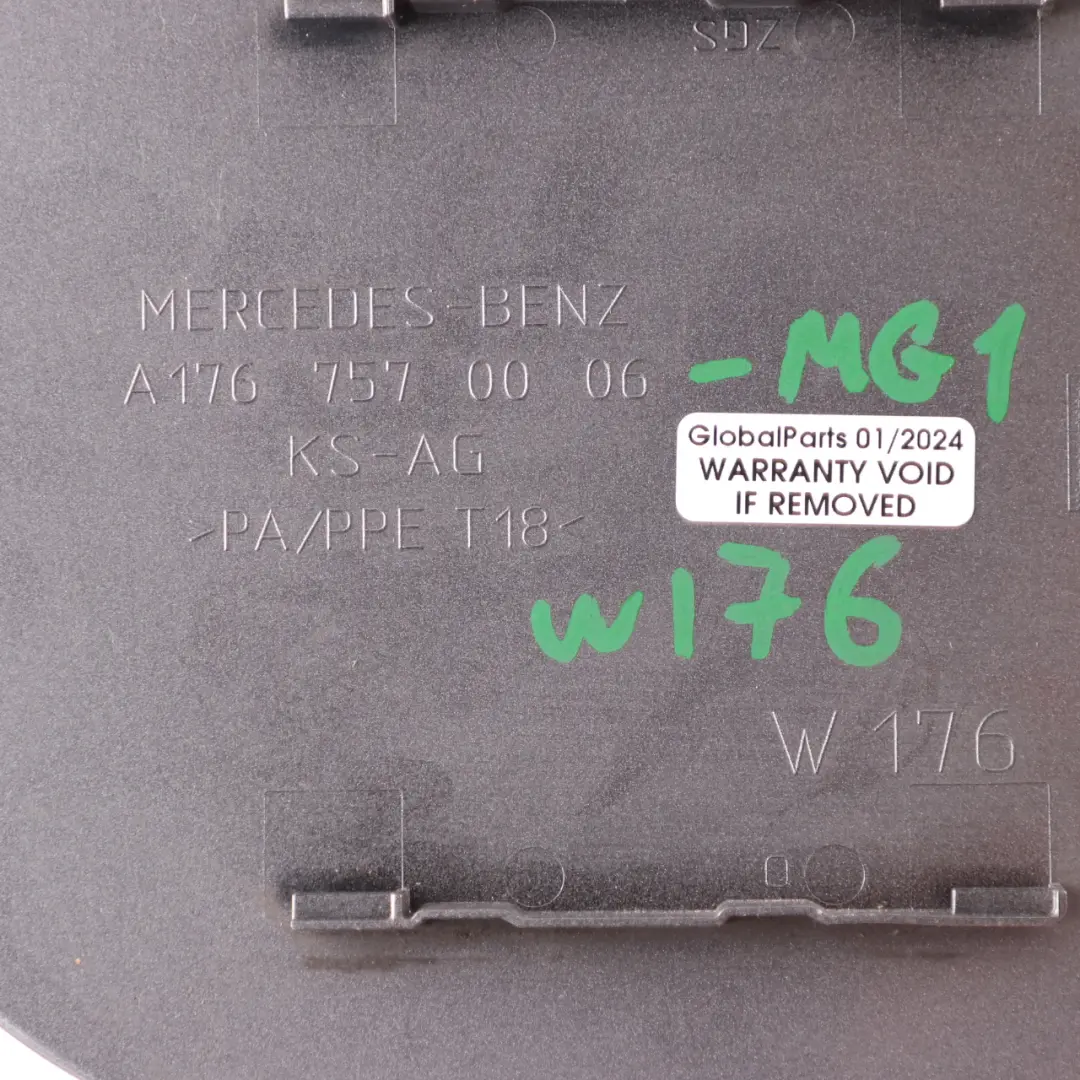 Flap Tank Cap Cover Mountain Grey Metallic 787 to Mercedes W176 Fuel with Part number A1767570006 Mercedes W176 Fuel Flap Tank Cap Cover Mountain Grey Metallic 787 - SKU A1767570006-MG1 - Part number A1767570006