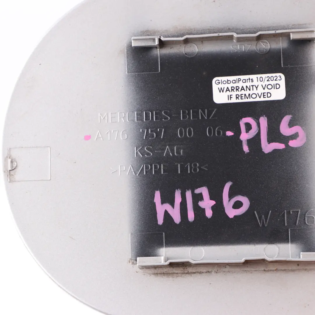 Tapa Depósito Combustible Plata Polar 761 para Mercedes W176 con número de pieza A1767570006 Mercedes W176 Tapa Depósito Combustible Plata Polar 761 - SKU A1767570006-PLS - Número de pieza A1767570006