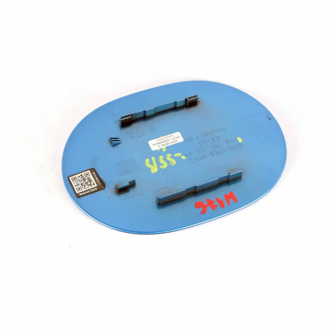 Kraftstoffklappe Tankdeckel Abdeckung Südseeblau Metallic 162 für Mercedes W176 mit Teilenummer A1767570006 Mercedes W176 Kraftstoffklappe Tankdeckel Abdeckung Südseeblau Metallic 162 - SKU A1767570006-SSB - Teilenummer A1767570006