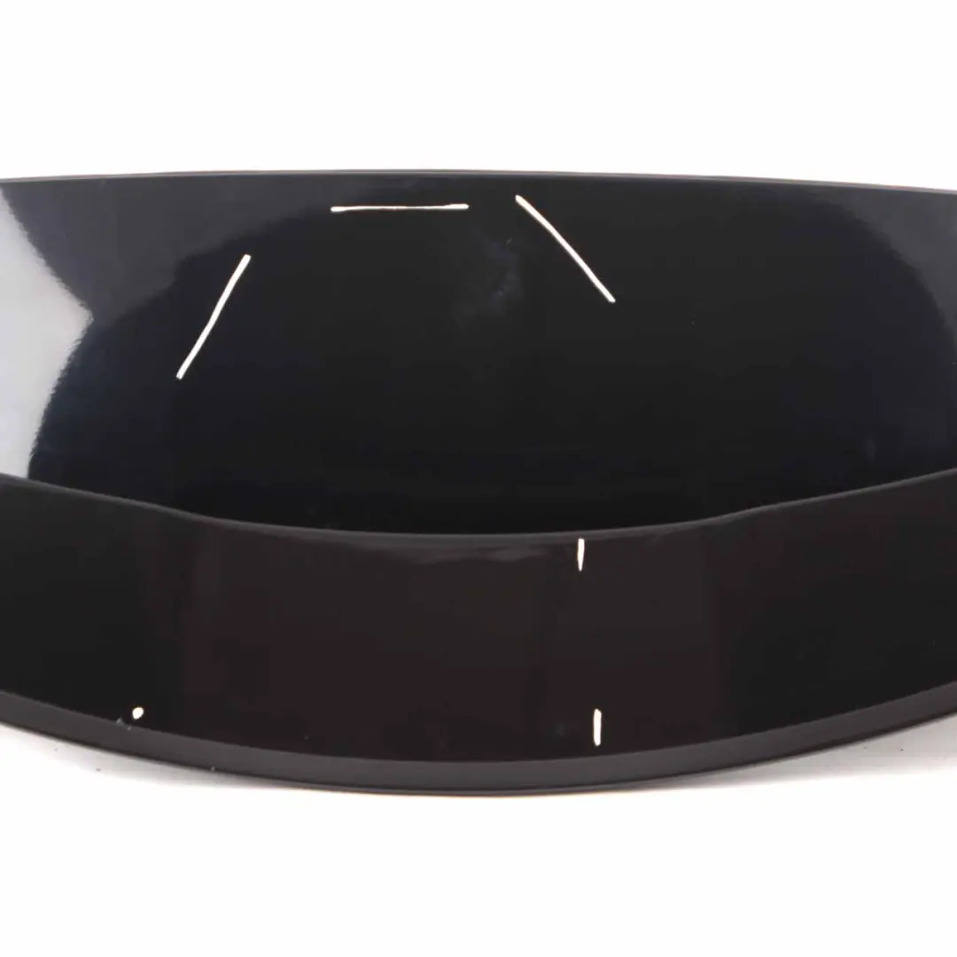 Boot Tailgate Spoiler Calcite White - 650 Black Decals to Mercedes W176 with Part number A1767900100 Mercedes W176 Boot Tailgate Spoiler Calcite White - 650 Black Decals - SKU A1767900100-CW - Part number A1767900100